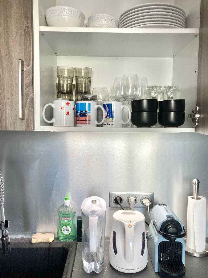 Nice West Cosy Flat Balcony, Near Airport, Train, Beach, Public Transport, Supermarket, Comfortable And Well Equipped Apartamento Exterior foto